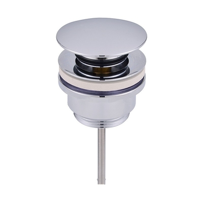 Unslotted Bathroom Sink Drain Click Clack Chrome Bathroom Sink Pop Up Drain